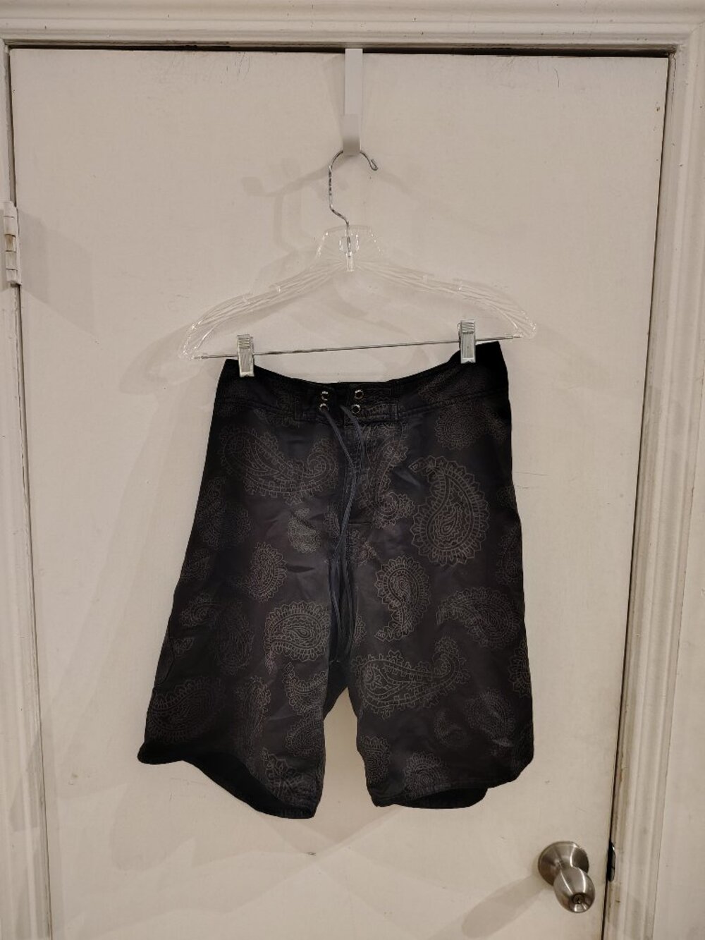 KR3W Paisley Board Short Black M
